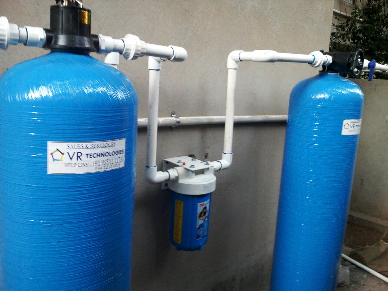VR Technologies Iron remover, 3M - IAS 801F & VR Technologies Softner installation.