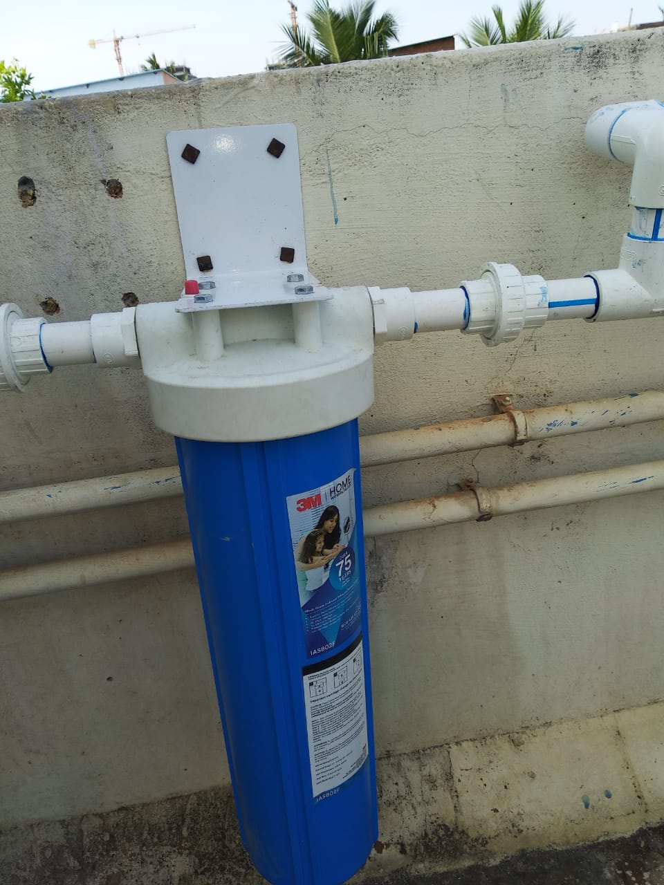 5 micron Sediment Filter installation