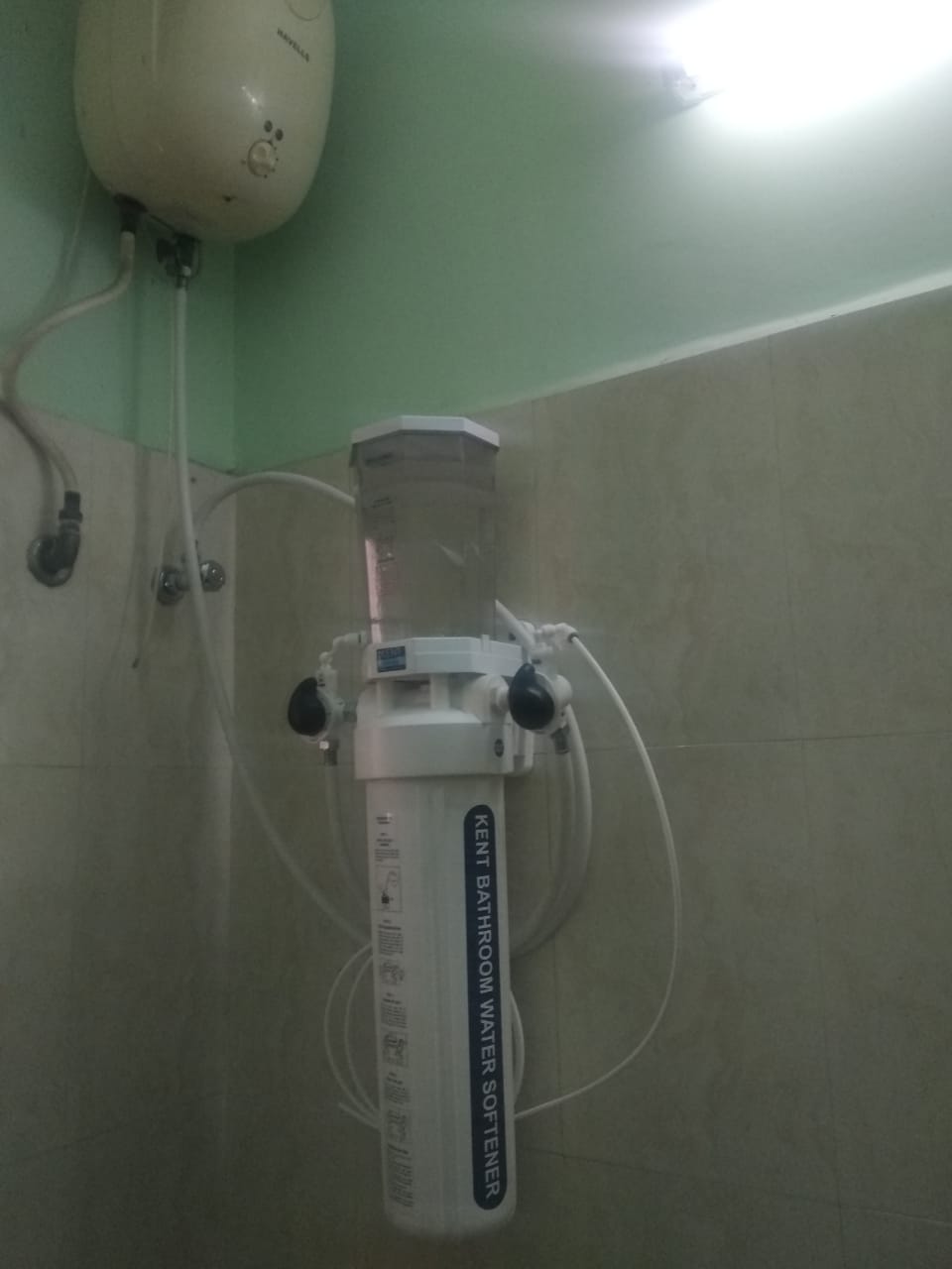 Kent Bathroom softener Installation.